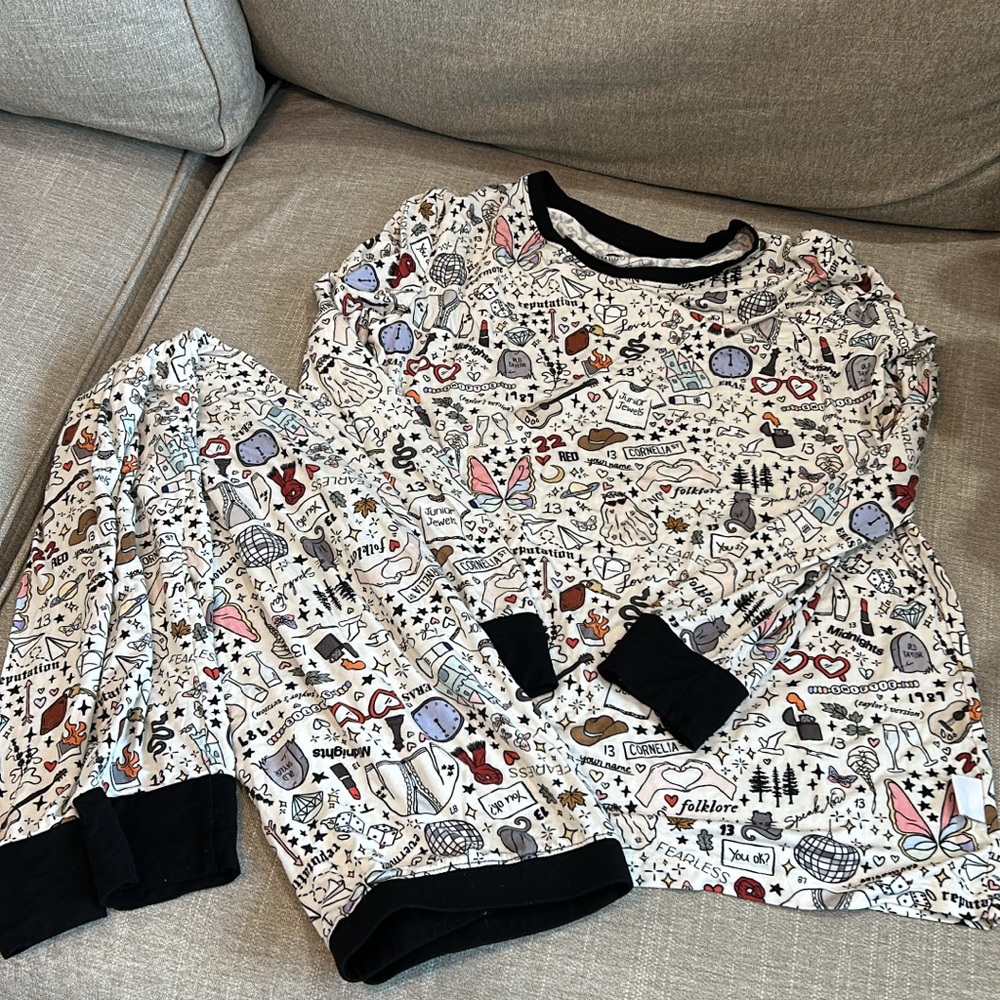 Taylor swift girls bamboo pjs